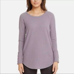 Chaser waffle knit thermal knit top